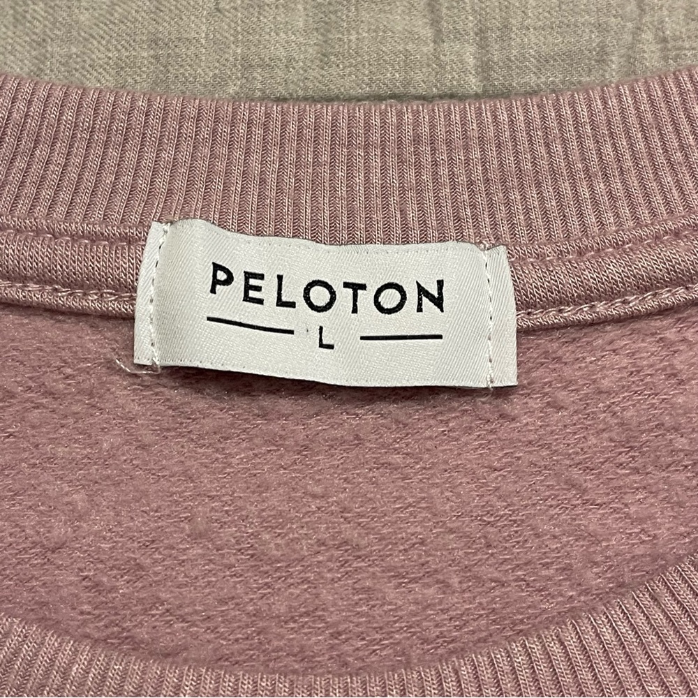 Peloton Show Up and Shine Side Slit Pullover Sweatshirt Size Large - Picture 2 of 12
